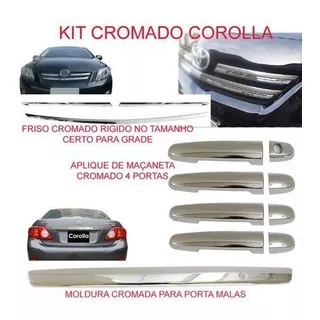 Kit Cromado Corolla 2008 Ate 2011