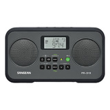 Radio Portátil Digital Am/fm Estéreo Sangean Pr-d19bk, Pr-d1