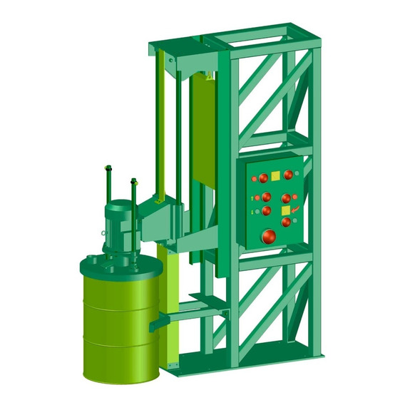 Mezclador Vertical Para Tambores Solo Planos Del Equipo.