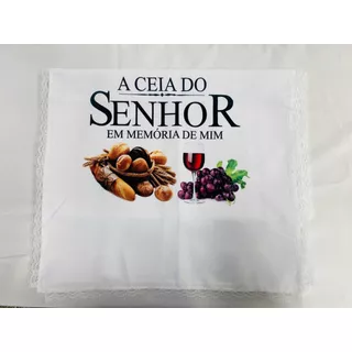 Kit Toalha De Mesa Para Santa Ceia 4 Peças Promoção 