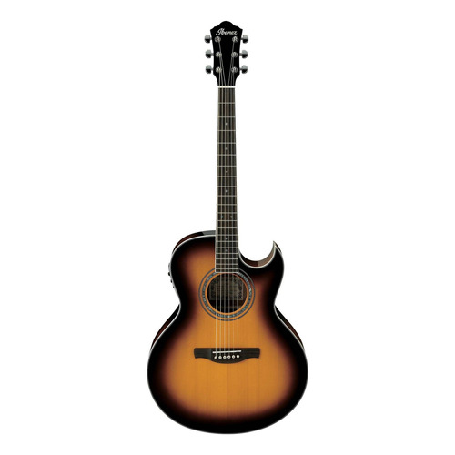 Guitarra Electroacústica Ibanez JSA5 para diestros vintage burst arce brillante