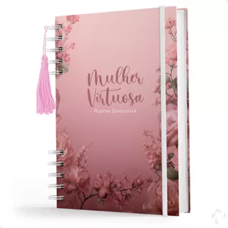  Caderno Devocional - Mulher Virtuosa - 200 Páginas
