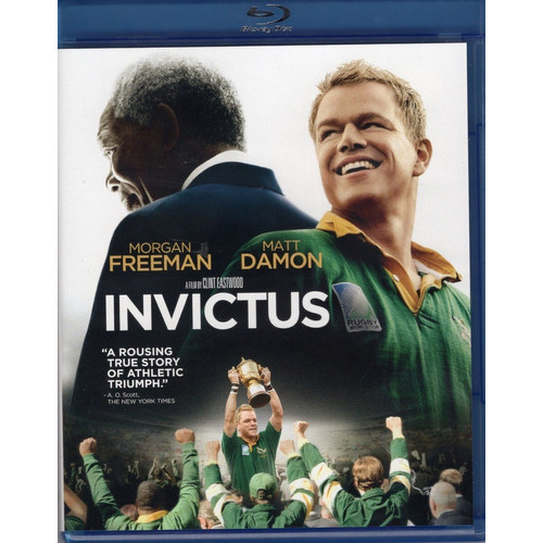 Invictus Matt Damon Clint Eastwood Pelicula Blu-ray