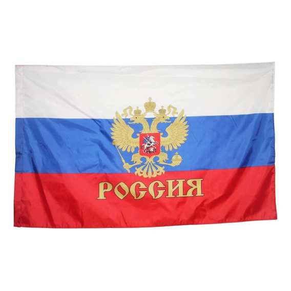Bandera De Poliéster Con Bandera Nacional De Rusia De 90 X 1