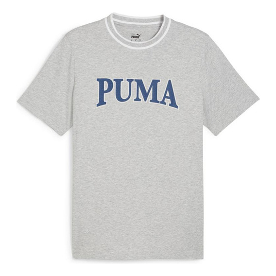Polera Puma Puma Squad Big Graphic Tee Gris Hombre