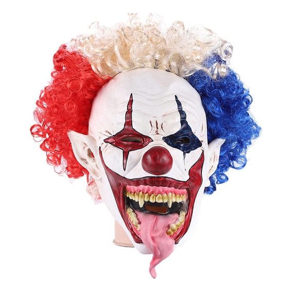 Máscara Payaso Malvado Loco Clown Smile Halloween