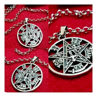 Tetragramaton Medallon Acero Quirurgico C/cadena + Caja 