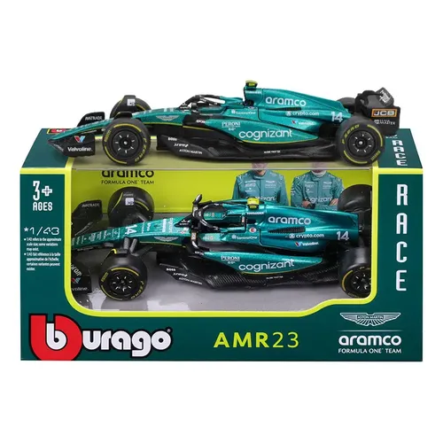 スパーク 1/43 Aston Martin AMR23 F.アロンソ Cc Bburago F1 Aston Martin Amr23 #14 Alonso Car Formula 1:43