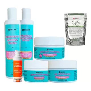 Kit Limpeza De Pele + Vitamina C 20% Beleza10 (6 Itens)