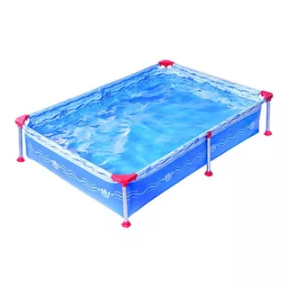 Pileta Estructural Rectangular Sol De Verano Sol 200 Con Capacidad De 1500 Litros De 2.05m De Largo X 1.47m De Ancho  Azul