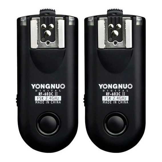 Radio Disparador Flash - Yongnuo Rf603 Iii 2 Uni Nikon Canon