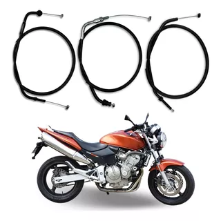 Kit Cabo Acelerador A E B + Embreagem Cb 600 Hornet 05/07 Gr