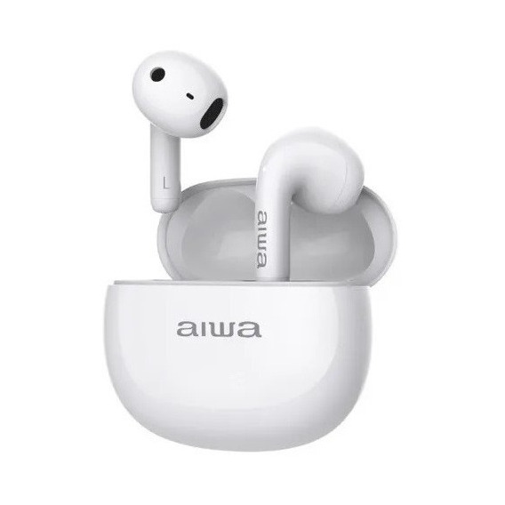 Audífonos Aiwa Inalambrico Tactil In-ear Bluetooth 5.3 Twsd8 Color Blanco Color de la luz Blanco