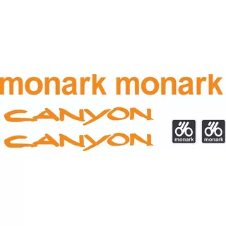 Adesivos Monark Canyon Laranja Frete Grátis - Frete Grátis V