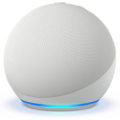 Amazon Echo Dot Smart 5th Gen con asistente virtual Alexa blanco