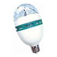 Lámpara Led Bulbo E27 Rgb Giratoria Colores 3w Tbcin