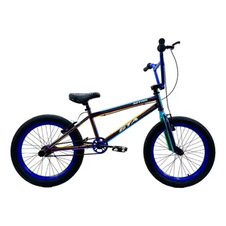 Bicicleta Aro 20 Aero Hrs- Pneu Balão Pto- Bmx Cor-camaleão.