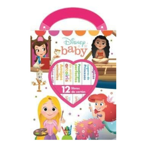 Mi Primera Biblioteca Disney Baby Princesas 12 Libros Bloque