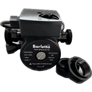 Bomba Recirculación Calefacción Barletta Bps 25-60/180 220v 