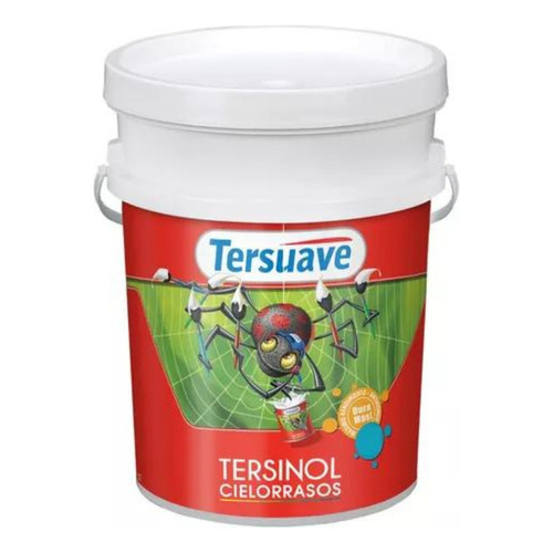 Cielo Rasos Tersuave Latex Tersinol Interior 10lts - Deacero Acabado Mate Color Blanco