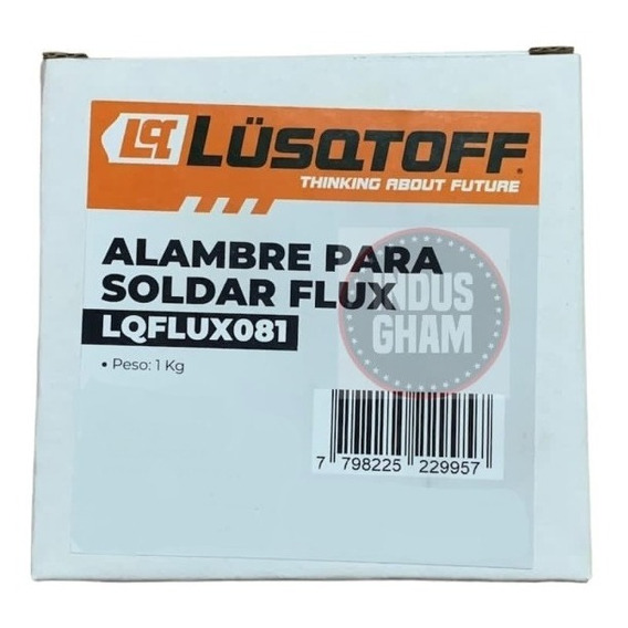 Alambre Soldar Flux 0.8 Mm 1 Kg Sin Gas Lusqtoff Lqflux081