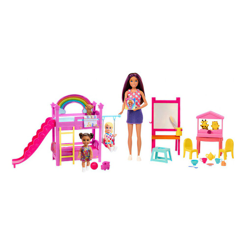 Barbie Set De Juego Skipper Día De Cuidado Color Multicolor