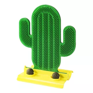 Cepillo Rascador Cactus Para Gatos Lavable Masajeador