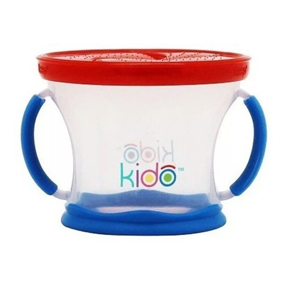 Vaso Recipiente Plástico Con Asas Keep Kido 250ml Rojo Febo