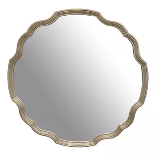 Espejo Decorativo Elegante Plata Almerãa Click Light