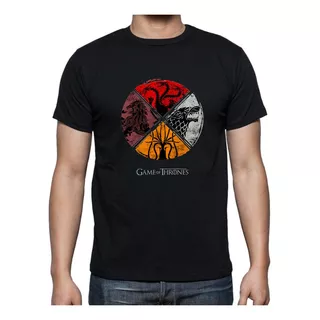 Playera Juego Tronos Stark Targaryen Lannister Baratheon