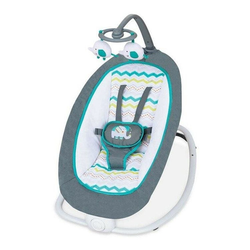 Silla mecedora para bebé Infanti Nido plegable gris/verde