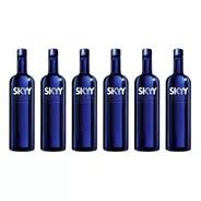 Vodka Skyy 750 Ml Clasico 750 Ml X6 Original - Fullescabio