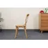 Silla De Comedor Vienesa Cross Madera Beech Asiento De Ratan Estructura de la silla Natural