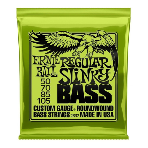 Cuerdas para bajo eléctrico Ernie Ball Slinky Bass 2832 - Pack de 4 unidades