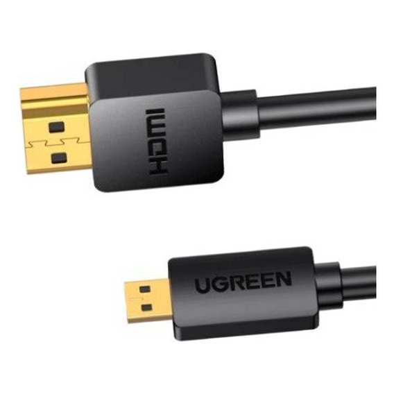 Cable Micro 1m Hdmi 4k/60hz Pvc Hdmi Macho 2.0 Flexible