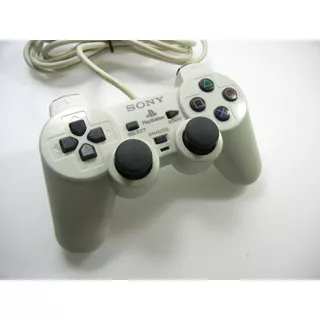 Controle Playstation Dualshock2 Joystick Sony Branco