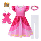 Vestido Con Diseño De Princesa Vaquera Para Niñas