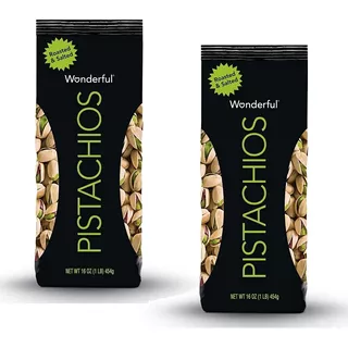 Pistache Pistachio Com 2 Pacotes 454g Petisco Sal E Pimenta