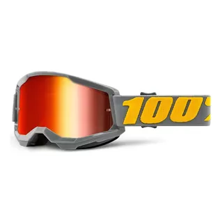 Óculos 100% Strata 2 Lente Espelhada Motocross Downhill Fxm Cor Da Armação Izipizi Tamanho Único