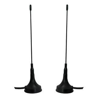 Pack X 2 Antena Hd Tv Digital Abierta Tvd Coaxial Con Iman