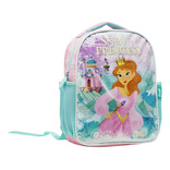 Mochila Escolar Jardin Niña Diseño Princesa Infantil 12 Color Rosa Diseño De La Tela Estampado