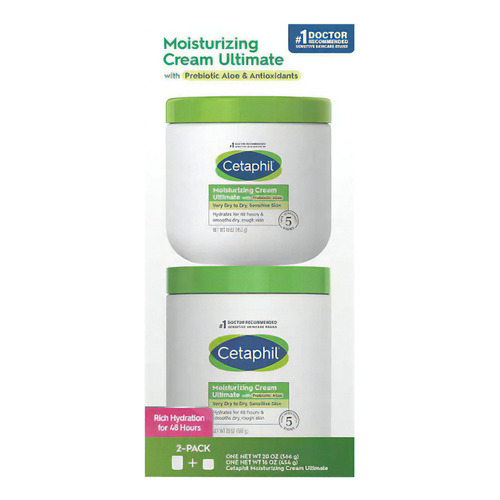  Cetaphil Crema Moisturizing 2 Pack 1 Frasco De 566gr / 453gr