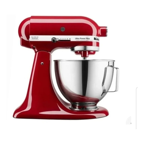 Batidora de pedestal KitchenAid Ultra Power Plus KSM96 Ksm96cu roja 120 V