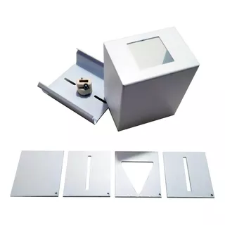 Arandela Quadrada Kasse Multifoco Branca - Metaldomado