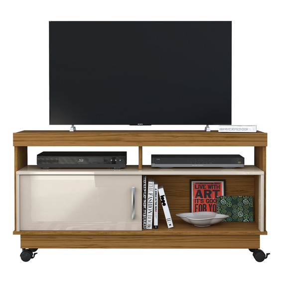 Rack Mueble Tv Organizador Madera Artur