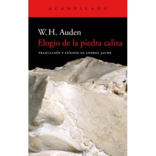 Elogio De La Piedra Caliza W.h. Auden Acantilado