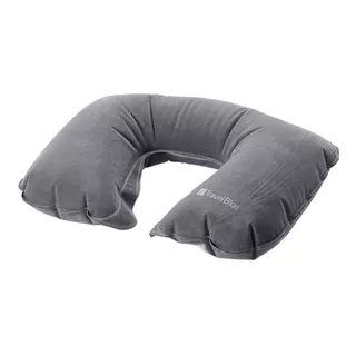 Almohada De Viaje Inflable Travel Blue Para El Cuello Color Gris