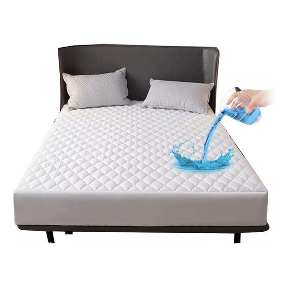 Cubre Colchon Impermeable 2.5 Plazas +2 Fundas De Almohada