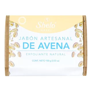 Jabón Artesanal De Avena Natural Corporal/facial Sheló Nabel