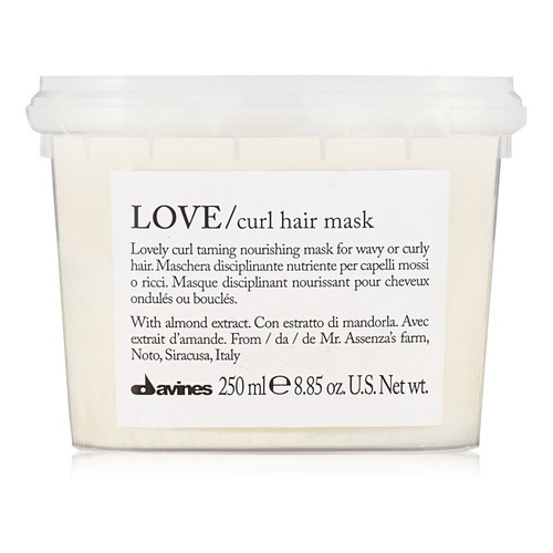  Love Curl Hair Mask Davines 250 Ml